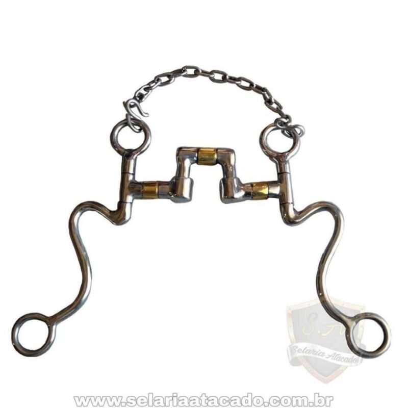 Freio Corretion Bit 3 Articulações (Bocal Quadrado)