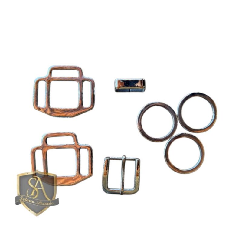 Kit de Ferragem Pra Cabresto Achatado