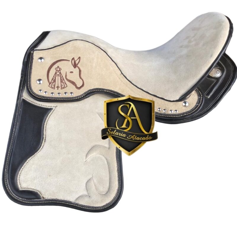 Sela Natural C/Detalhes Em Vaqueta