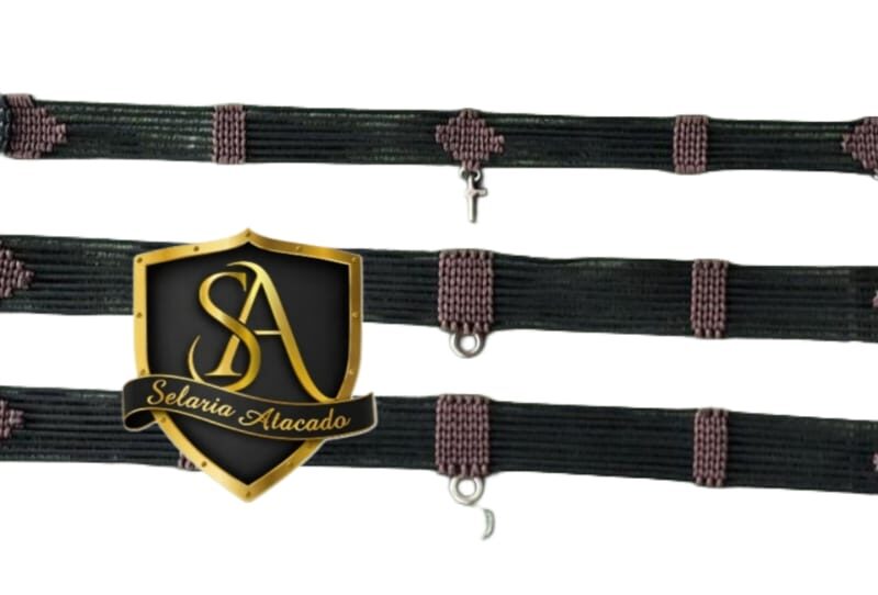 Conj Peitoral/Cia De Correr Boi No Mato