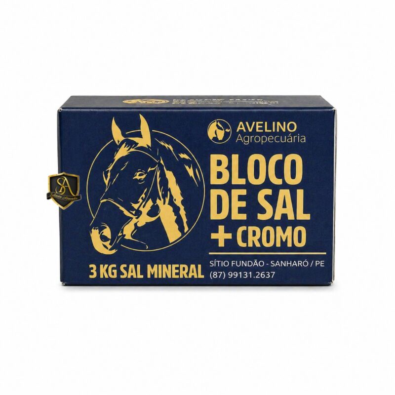 Bloco de sal + Cromo (3kg)