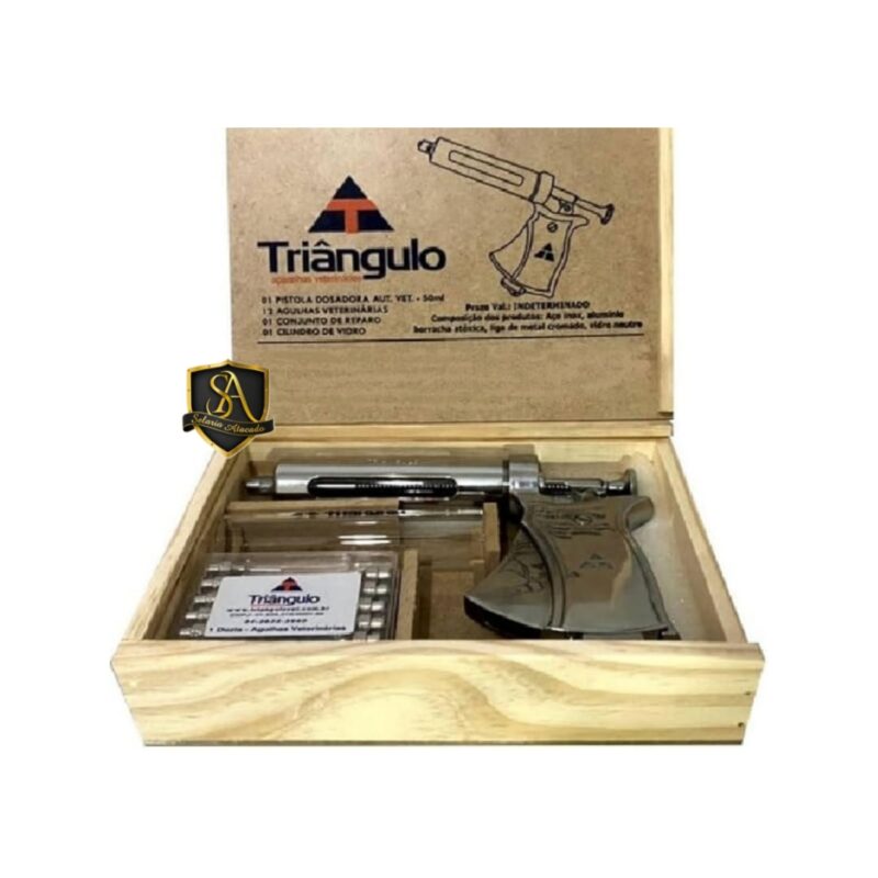 Seringa Pistola Vacinador Gado Vet Completa  50ml